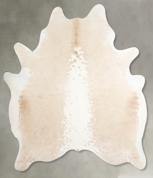 Beige and White Cowhide Rug #A55325
