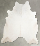 Solid White Cowhide Rug #A55346
