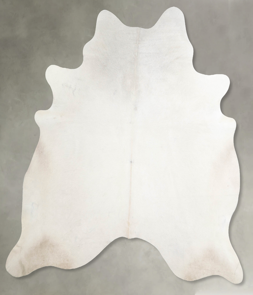 Solid White Cowhide Rug #A55346