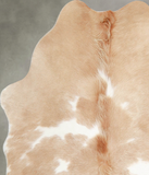 Beige and White Cowhide Rug #A55453
