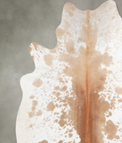 Beige and White Cowhide Rug #A55518
