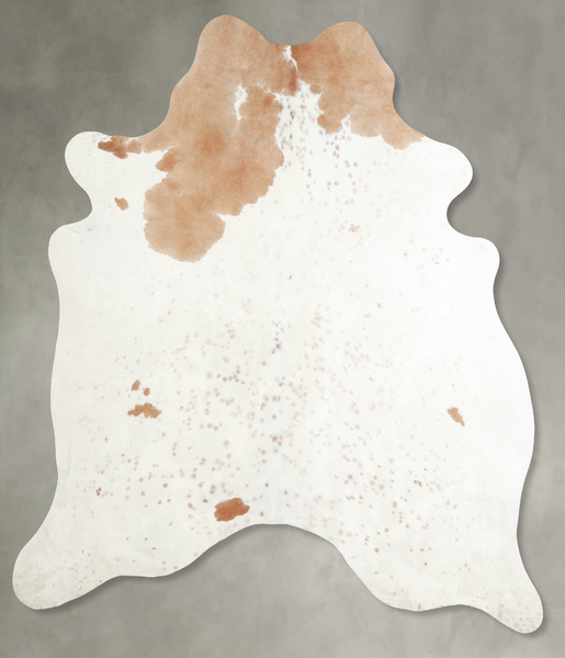 Beige and White Cowhide Rug #A55524
