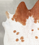 Beige and White Cowhide Rug #A55617