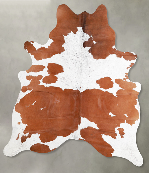 Brown and White Cowhide Rug #A55642