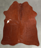 Solid Brown Cowhide Rug #A55703
