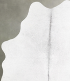Light Grey Cowhide Rug #A55749