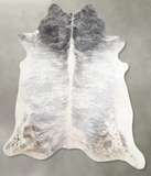 Grey Brindle Cowhide Rug #A55802