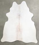 Grey with Beige Cowhide Rug #A55849