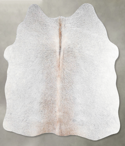 Grey with Beige Cowhide Rug #A55865