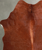 Solid Brown Cowhide Rug #A55869