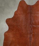 Solid Brown Cowhide Rug #A55870