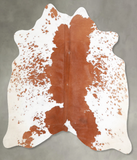 Salt and Pepper Brown Cowhide Rug #A55882
