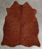 Solid Brown Cowhide Rug #A55947