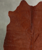 Solid Brown Cowhide Rug #A55947