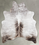 Grey Brindle Cowhide Rug #A55976