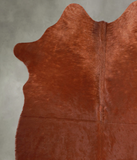 Solid Brown Cowhide Rug #A56008