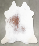 Salt and Pepper Brown Cowhide Rug #A56057
