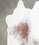 Salt and Pepper Brown Cowhide Rug #A56057