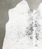 Salt and Pepper Black Cowhide Rug #A56064