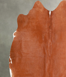 Solid Brown Cowhide Rug #A56078