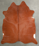 Solid Brown Cowhide Rug #A56124
