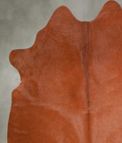 Solid Brown Cowhide Rug #A56124