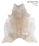 Grey with Beige Cowhide Rug #A5631