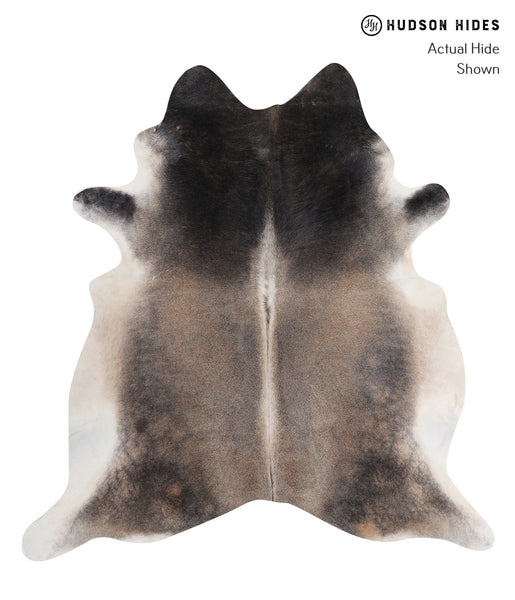 Grey with Beige Cowhide Rug #A5666