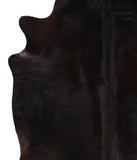 Solid Black Cowhide Rug #A5744