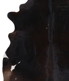 Solid Black Cowhide Rug #A5793