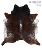 Salt and Pepper Brown Cowhide Rug #A5906