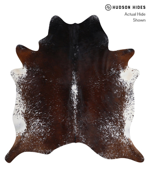Salt and Pepper Brown Cowhide Rug #A5906