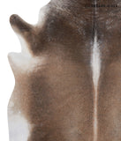 Grey with Beige Cowhide Rug #A5935