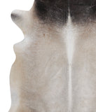 Grey with Beige Cowhide Rug #A5939
