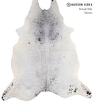Salt and Pepper Black Cowhide Rug #A6051