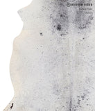Salt and Pepper Black Cowhide Rug #A6051