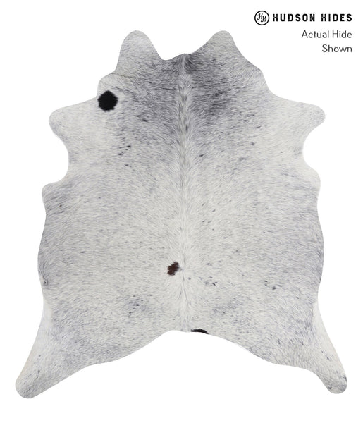 Salt and Pepper Black Cowhide Rug #A6097