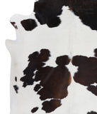Chocolate and White Cowhide Rug #A6190