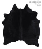 Dyed Black Cowhide Rug #A6256