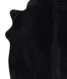 Dyed Black Cowhide Rug #A6256