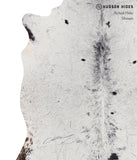 Salt and Pepper Black Cowhide Rug #A6505