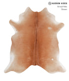Solid Brown Cowhide Rug #A6776