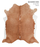 Brown and White Regular Cowhide Rug #A6806