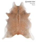 Grey with Beige Cowhide Rug #A6838