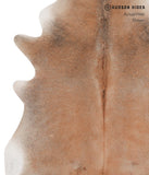 Grey with Beige Cowhide Rug #A6838