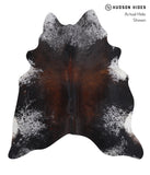 Salt and Pepper Brown Cowhide Rug #A6869