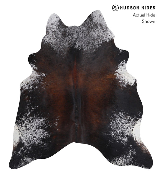 Salt and Pepper Brown Cowhide Rug #A6869