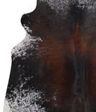Salt and Pepper Brown Cowhide Rug #A6869