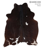 Chocolate and White Cowhide Rug #A6985