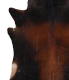 Brown with Red Cowhide Rug #A7546